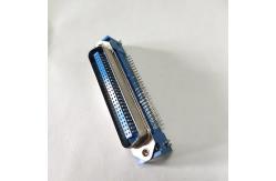 China Male PCB Right Angel 50 Pin Centronics Connector , Plug Champ Connectors supplier