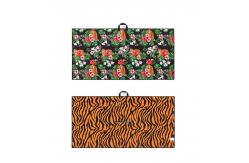 China Custom Printed Sublimation Waffle Microfiber Golf Towels With Logo supplier