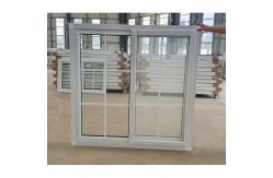 China Chinese Top Hardware UPVC Sliding Windows Custom Grill Design With Mosquito Net supplier