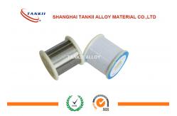 China 0.132mm Bright Silver Nicr Alloy Strip Karma Resistance For Heating Cable supplier