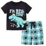 Summer Boy Children'S Outfit Sets Cartoon Printing for sale