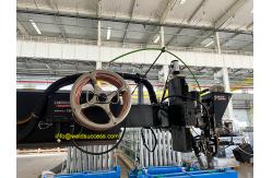China Red Motorized Welding Manipulators 4000 Mm With Automatic Welding Heads supplier