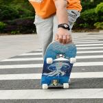 Custom Aluminum Alloy Paint Bracket Deck Skateboard Maple Wooden Skateboard for sale