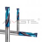 10mm Tungsten Carbide Drill Bit M7 Flat Bottom Drill Bit Solid With Blue Nano Coating for sale