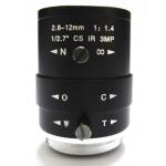 HD 3mp 2.8-12mm cctv lens, CS Mount, Manual Focal Lens, IR 1/2.7 1:1.4 F1.4 for IP Camera for sale