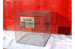 China Large Pvc Coated Welded Gabion Baskets 75×75mm Rectangular Hole Shape supplier