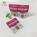 Resealable Plastic Foil Packaging Bags Biodegradable Digital Printing For Chocolate / Cheese
