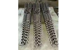 China Bimetallic Parallel Twin Screw And Barrel For Plastic Extruder supplier