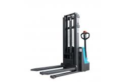 China Full Electric Self Loading Forklift Stacker 1000kg 2000kg Self Lifting Pallet Stacker supplier