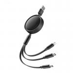Retractable Multiple OD 3.5mm Universal Charging Cables Custom Logo for sale