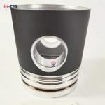 Polishing Diesel Engine Piston Aluminum Alloy Engine Cylinder Part In Silvery Color for sale