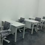 1.2M Wooden White Single Computer Staff Table Workstation For Office
