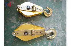China Lightweight Aluminum Alloy Hoisting Tackle With Nylon Sheave For Rigging​ supplier