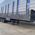 40FT 3 Axle 60 Ton 13m Customized Sidewall Cargo Transporting Fence Semi Trailer for sale