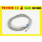 Compatible Drager /Siemens adult/child rectal surface temperature probe with round 7pin connector for sale