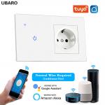Square Switch And Outlet Combo App Remote Control Light Switch Outlet Combo for sale