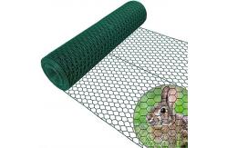 China 25M Plastic Coated Chicken Wire Netting 0.8mm hexagonal poultry netting supplier