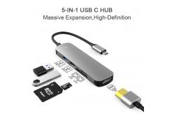 China USB C Adapter 4K 100W USB C To HDMI Hub Portable supplier