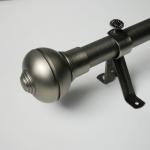65 x 15 x 15 cm Iron Matte Black Pipe Curtain Rods for sale