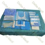 Reinforced SBPP PE Hip Disposable Surgical Drape With Dislocation Bags for sale