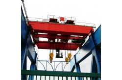 China 16t+16t Magnetic Hanging beam Multiple lifting points Double Trolley EOT Crane supplier