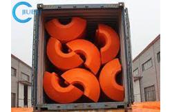 China UHMWPE Dredging Pipe Floats Buoyancy High Hdpe Floaters Hose Float Collar supplier