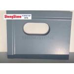 Durable Ceramic Countertop Slab / Worktop , Grey Solid Ceramic Countertop for sale
