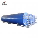 Rock Wool Insulation Layer Asphalt Heating Machine , Thermal Oil Heating Tank for sale