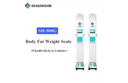 China Gym And Fitness Ultrasonic Pulse 10.1'' Weight And Height Scale supplier