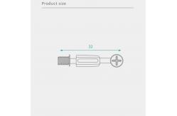 China 32mm Cold-Rolled Steel Minifix Connecting Bolts With Nylon Dowel, Furniture Hardware supplier