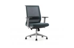 China Adjustable Swivel Mesh Office Chairs , Meeting Room Sliding High Back Executive Chairs supplier