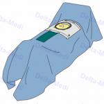 Sterile Surgical C Section Drape With Fenestration Obsterics Gynecology Drape Pack