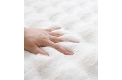 China Checkered Plush Cloud Washable Area Rug supplier