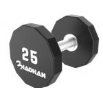 Durable Gym Fitness Dumbbell / Gym Accessory PU Dumbbell Color Optional for sale