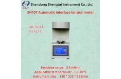 China Automatic Interface Tension Meter IS0 6295 Platinum Ring Method Range 2-200mN/M supplier