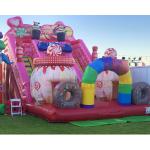 EN14960 Commercial Inflatable Slide Kids Candy Bouncy Castle for sale