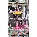 Fifth Generation Fully Automatic Shrink Sleeve Applicator Customized For 30000BPH Drinks Production Line Is Being Tested In The Workshop for sale