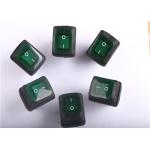 PDST Green Waterproof Rocker Switch Illuminated For Medical Facilities