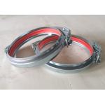 125mm Galvanized Pipe Repair Clamp Air Duct Quick Release Hose With Rubber for sale