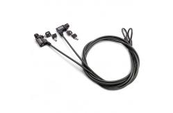 China 4 Digital Adjustable Security Cable Lock Combination Notebook Anti theft Lock supplier