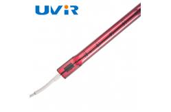 China Ruby Single Infrared Quartz Tube 230V 2000W High Thermal Efficiency supplier