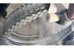 China BTO-22 Hot Dipped Galvanized Razor Wire for Security Fencing supplier