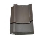 Black Grey Colors Ancient Style Japanese Building Grey Clay Roof Tiles for sale