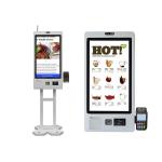 Multi Touch Screen Kiosk  Lcd Advertising Kiosk With Printer for sale