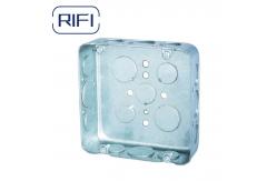 China 1.2mm Electrical Conduit Boxes Metal Wall Double Gang Conduit Box supplier