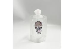 China Custom Printing Self Supporting Liquid Packaging Pouch With Flip Cap supplier