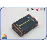 Black 4C Printed Carton Paper Gift Box With Eco Friendly Material for sale