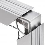 Aluminium Extruded Angle Corner Joint Fitting Frame For Windows