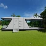 Galvanized Steel Frame Capsule Cabin House Easy Installation Smart Capsule House for sale