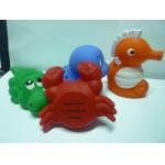 Bath Tub Squirting Water Animal Toys , Solf Plastic Vinyl Sea Life Creatures Toys for sale